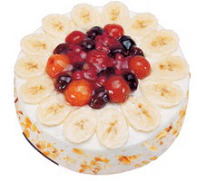 Meyvali 4 ile 6 kisilik yas pasta leziz  Antalya online ucuz iek gnder 